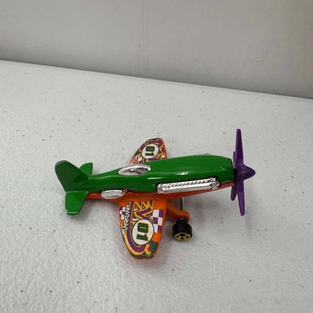 Hot Wheels Die-Cast Toy Car Plane Set Of 4 Road Bandit Turbo Rooster 2018 Car‎